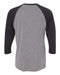 Next Level - Unisex Triblend Three-Quarter Sleeve Raglan - 6051