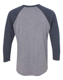 Next Level - Unisex Triblend Three-Quarter Sleeve Raglan - 6051