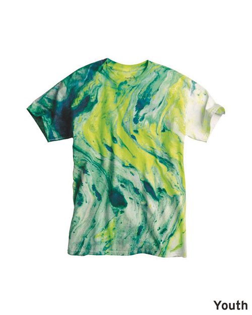 Dyenomite - Youth Marble Tie Dye T-Shirt - 20BMR