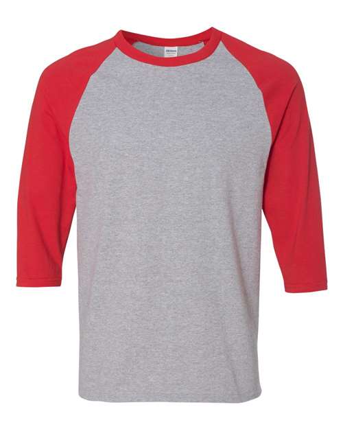 Gildan - Heavy Cotton™ Raglan Three-Quarter Sleeve T-Shirt - 5700