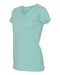 LAT - Women's V-Neck Fine Jersey Tee - 3507