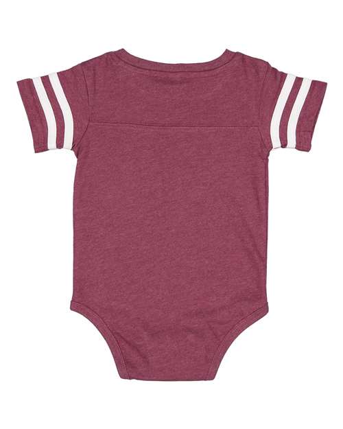 Rabbit Skins - Infant Football Fine Jersey Bodysuit - 4437