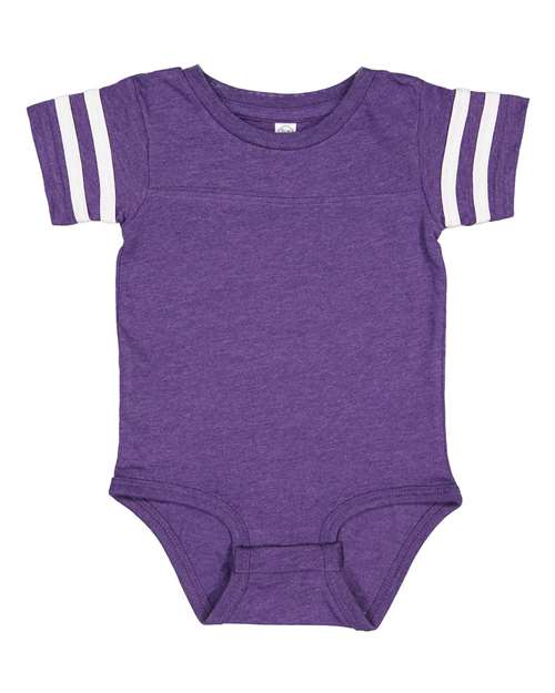 Rabbit Skins - Infant Football Fine Jersey Bodysuit - 4437