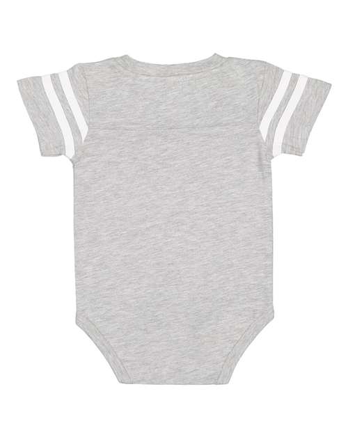 Rabbit Skins - Infant Football Fine Jersey Bodysuit - 4437