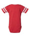 Rabbit Skins - Infant Football Fine Jersey Bodysuit - 4437