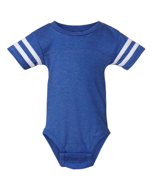 Rabbit Skins - Infant Football Fine Jersey Bodysuit - 4437