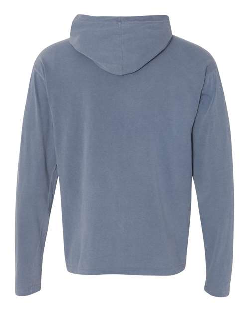 Comfort Colors - Garment-Dyed Heavyweight Hooded Long Sleeve T-Shirt - 4900