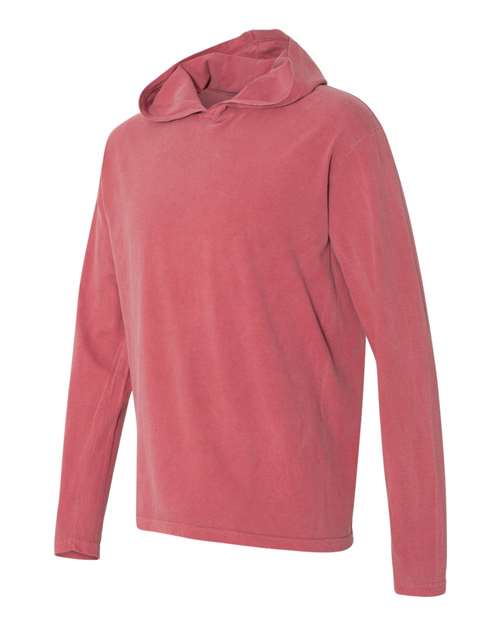 Comfort Colors - Garment-Dyed Heavyweight Hooded Long Sleeve T-Shirt - 4900