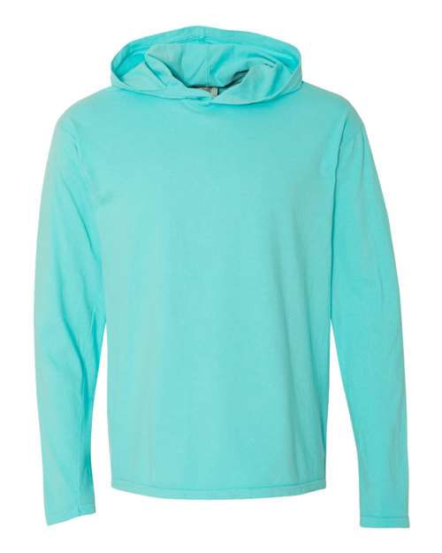 Comfort Colors - Garment-Dyed Heavyweight Hooded Long Sleeve T-Shirt - 4900