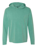 Comfort Colors - Garment-Dyed Heavyweight Hooded Long Sleeve T-Shirt - 4900