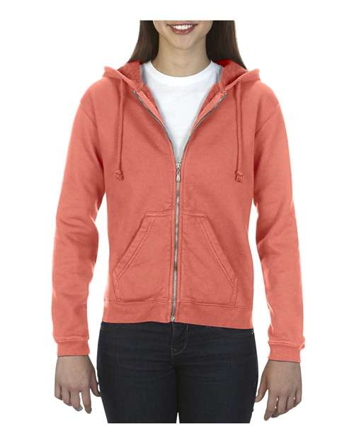 Comfort Colors - Garment-Dyed Women’s Full-Zip Hooded Sweatshirt - 1598