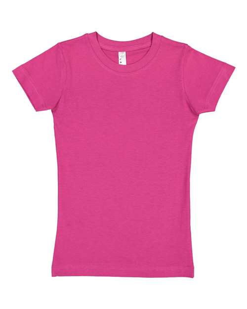 LAT - Girls' Fine Jersey Tee - 2616