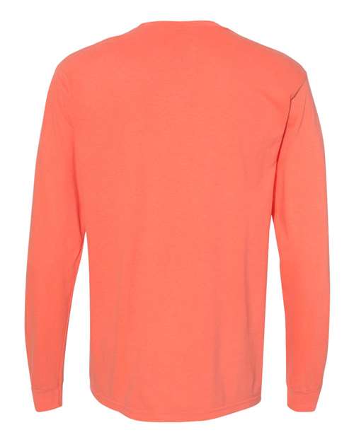 Comfort Colors - Garment-Dyed Heavyweight Long Sleeve Pocket T-Shirt - 4410