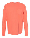 Comfort Colors - Garment-Dyed Heavyweight Long Sleeve Pocket T-Shirt - 4410