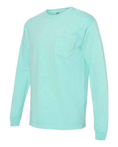 Comfort Colors - Garment-Dyed Heavyweight Long Sleeve Pocket T-Shirt - 4410