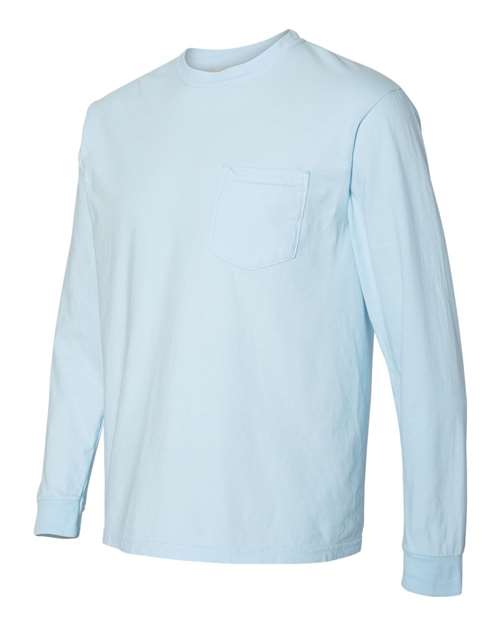 Comfort Colors - Garment-Dyed Heavyweight Long Sleeve Pocket T-Shirt - 4410