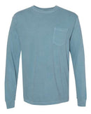 Comfort Colors - Garment-Dyed Heavyweight Long Sleeve Pocket T-Shirt - 4410 (More Color)