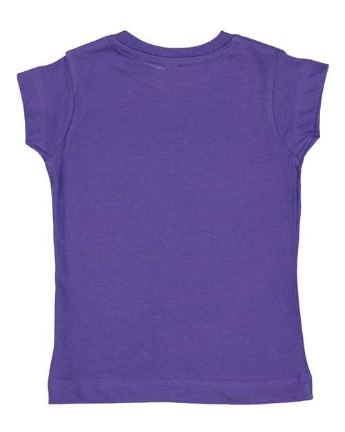 Rabbit Skins - Toddler Girls Fine Jersey Tee - 3316