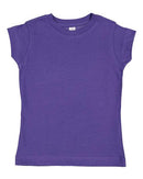 Rabbit Skins - Toddler Girls Fine Jersey Tee - 3316