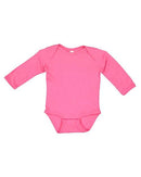 Rabbit Skins - Infant Long Sleeve Baby Rib Bodysuit - 4411