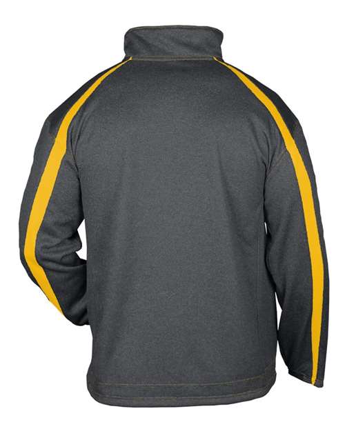 Badger - Pro Heather Fusion Performance Fleece Quarter-Zip Pullover - 1481