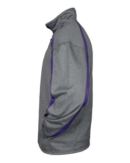 Badger - Pro Heather Fusion Performance Fleece Quarter-Zip Pullover - 1481