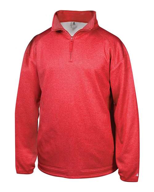 Badger - Pro Heather Performance Fleece Quarter-Zip Pullover - 1483