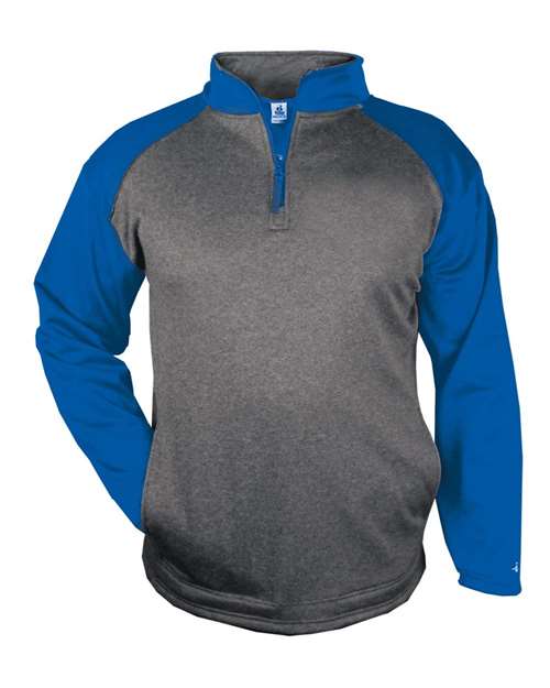 Badger - Sport Pro Heather Performance Fleece Quarter-Zip Pullover - 1484