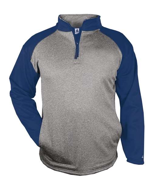 Badger - Sport Pro Heather Performance Fleece Quarter-Zip Pullover - 1484