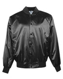 Next Level - Satin Baseball Jacket with Solid Trim - 3600