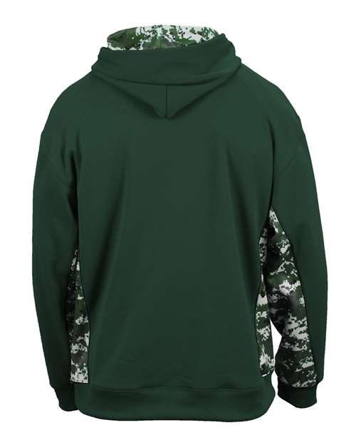 Badger - Youth Digital Camo Colorblock Performance Fleece Hooded Sweatshirt - 2464