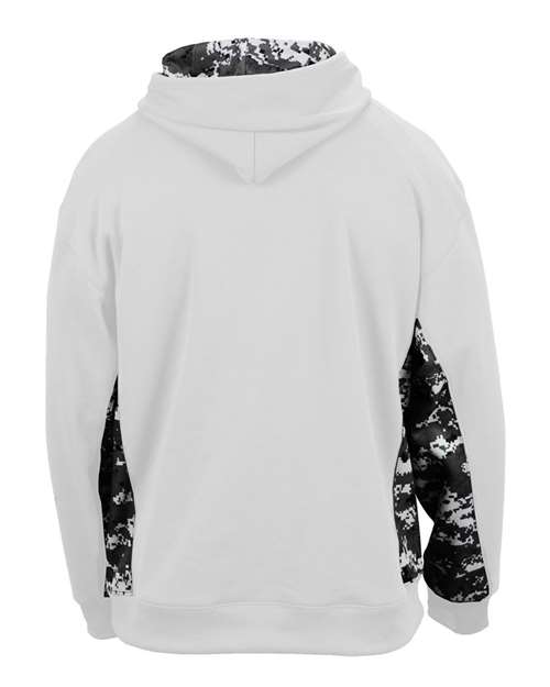 Badger - Youth Digital Camo Colorblock Performance Fleece Hooded Sweatshirt - 2464