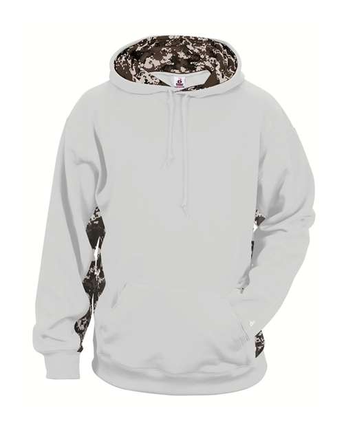 Badger - Youth Digital Camo Colorblock Performance Fleece Hooded Sweatshirt - 2464