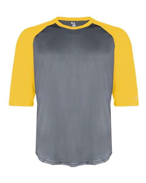 Badger - B-Core Three-Quarter Sleeve Baseball T-Shirt - 4133