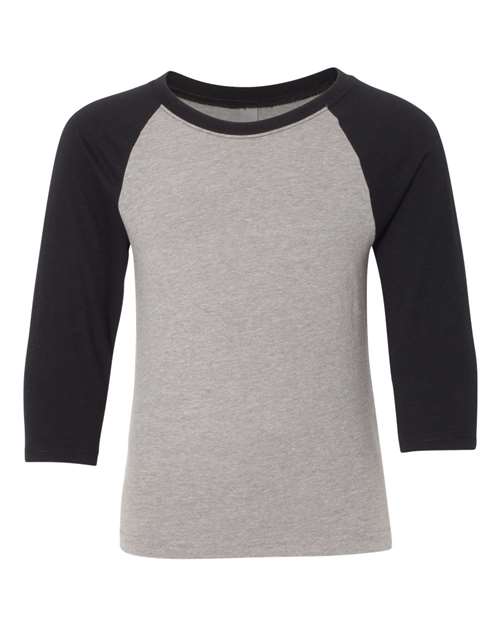 Next Level - Youth CVC Three-Quarter Sleeve Raglan - 3352