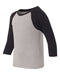 Next Level - Youth CVC Three-Quarter Sleeve Raglan - 3352