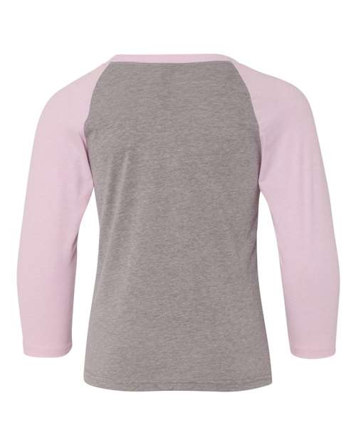 Next Level - Youth CVC Three-Quarter Sleeve Raglan - 3352