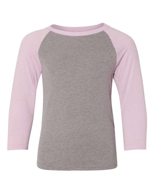 Next Level - Youth CVC Three-Quarter Sleeve Raglan - 3352