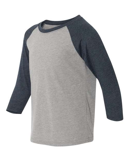 Next Level - Youth CVC Three-Quarter Sleeve Raglan - 3352