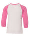 Next Level - Youth CVC Three-Quarter Sleeve Raglan - 3352