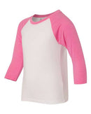 Next Level - Youth CVC Three-Quarter Sleeve Raglan - 3352