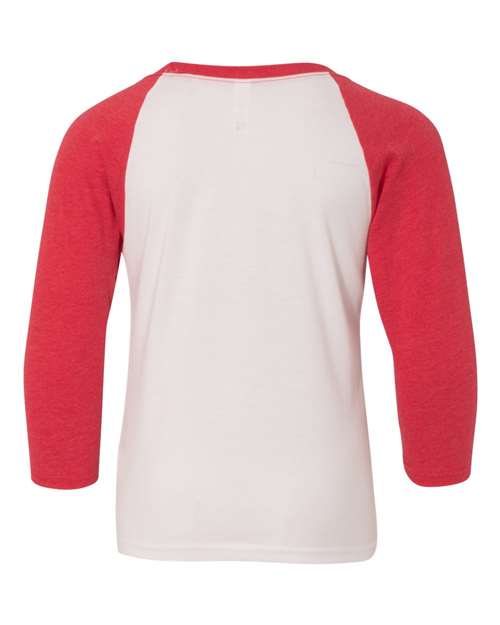 Next Level - Youth CVC Three-Quarter Sleeve Raglan - 3352