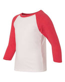 Next Level - Youth CVC Three-Quarter Sleeve Raglan - 3352