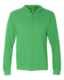 Next Level - Sueded Long Sleeve Hooded Full Zip - 6491