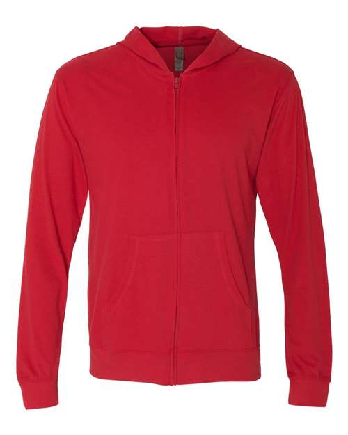 Next Level - Sueded Long Sleeve Hooded Full Zip - 6491