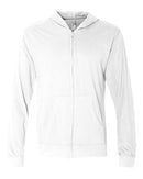 Next Level - Sueded Long Sleeve Hooded Full Zip - 6491