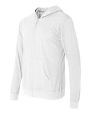 Next Level - Sueded Long Sleeve Hooded Full Zip - 6491