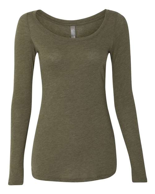 Next Level - Women’s Triblend Long Sleeve Scoop - 6731