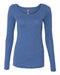 Next Level - Women’s Triblend Long Sleeve Scoop - 6731