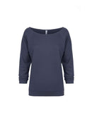 Next Level - Women's Terry Raw Edge Three-Quarter Sleeve Raglan - 6951